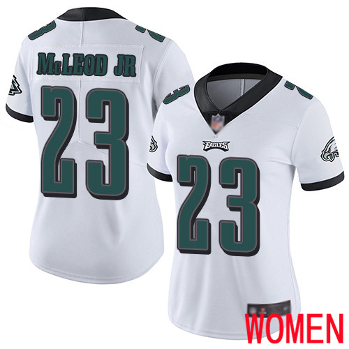 Women Philadelphia Eagles #23 Rodney McLeod White Vapor Untouchable NFL Jersey Limited Player Football